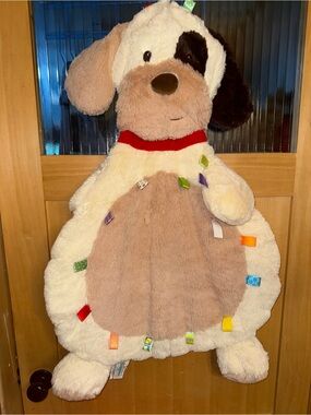 Bestever Buddy Dog Taggies Child Play Plush Mat Tan Beige 31"x23" Very Soft
